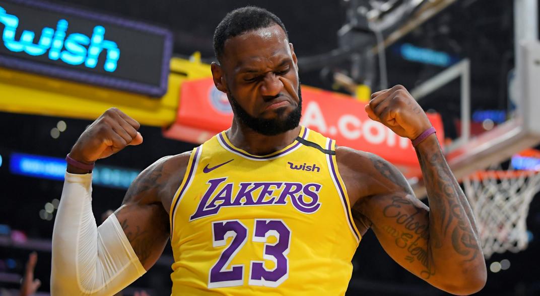 Lebron James, alero de Los Ángeles Lakers
