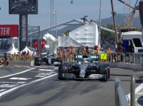 Hamilton logró su tercera pole del año