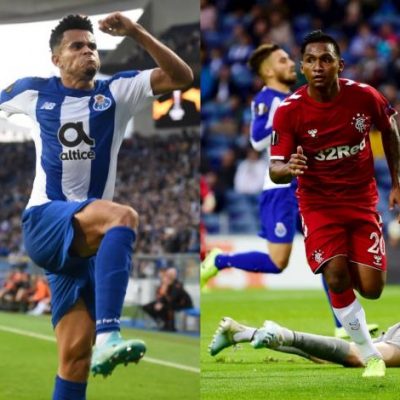 Díaz y Morelos fueron los grandes protagonistas del partido Porto vs Rangers
