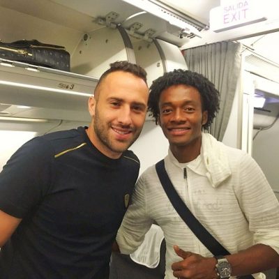 Juan Guillermo Cuadrado y David Ospina, presentes en el regreso de la Copa Italia