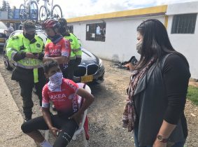 Nairo Quintana sufrió un accidente en carretera durante un entrenamiento en Boyacá