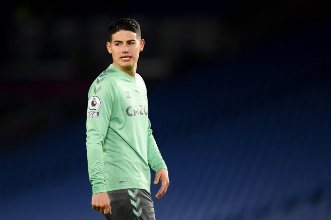 El colombiano James Rodríguez, en carpeta de un histórico del fútbol europeo