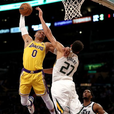 Lo destrozó: Russell Westbrook humilló a Rudy Gobert con este increíble mate