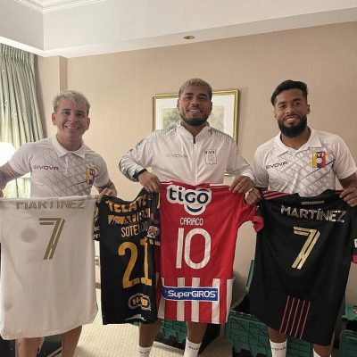 Ya tienen la de Junior: Luis ‘Cariaco’ González intercambió camisetas con estos cracks