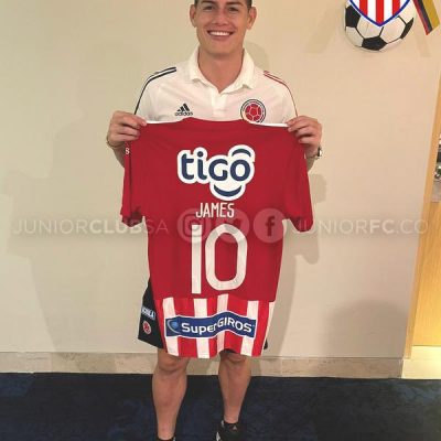 ¿El nuevo 10? Este jugador de la Selección Colombia posó con la camiseta de Junior de Barranquilla