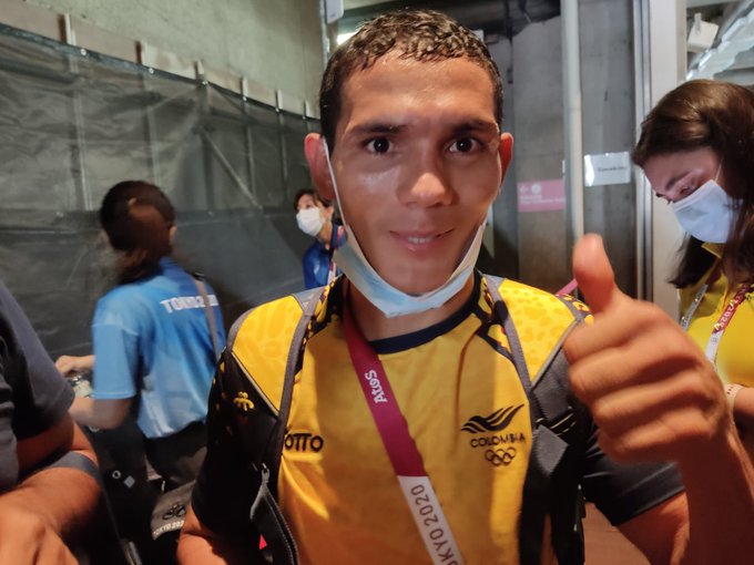Ceiber Ávila salvó la jornada colombiana en los Juegos Olímpicos de Tokyo 2020