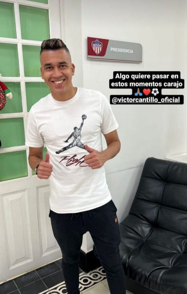 Estuvo en la sede del club: Víctor Cantillo ilusiona a toda la afición de Junior de Barranquilla